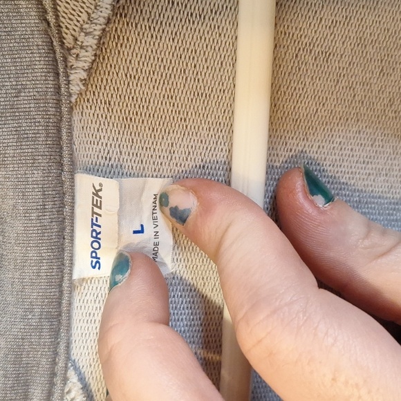 SPORT-TEK LIFE STREAM SIZE LARGE PULLOVER GRAY - Picture 3 of 5